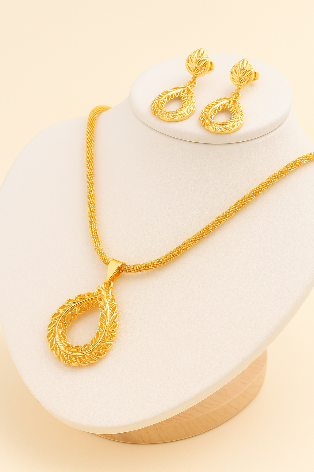 Imported Gold Plated Jewelry Set for girls Necklace & Earrings