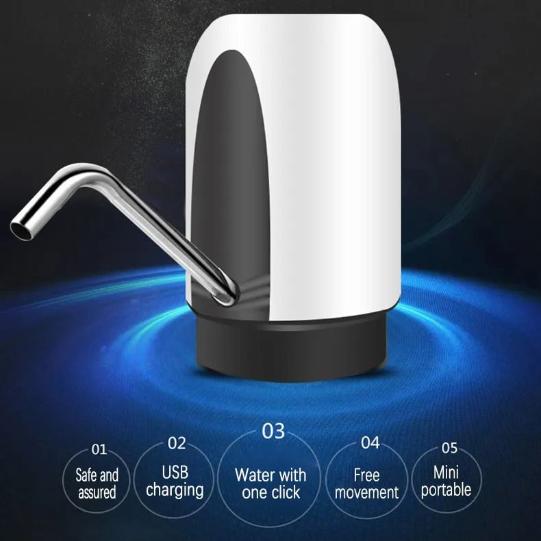 Imported USB Rechargeable Automatic Water Dispenser Pump with One-Touch Button