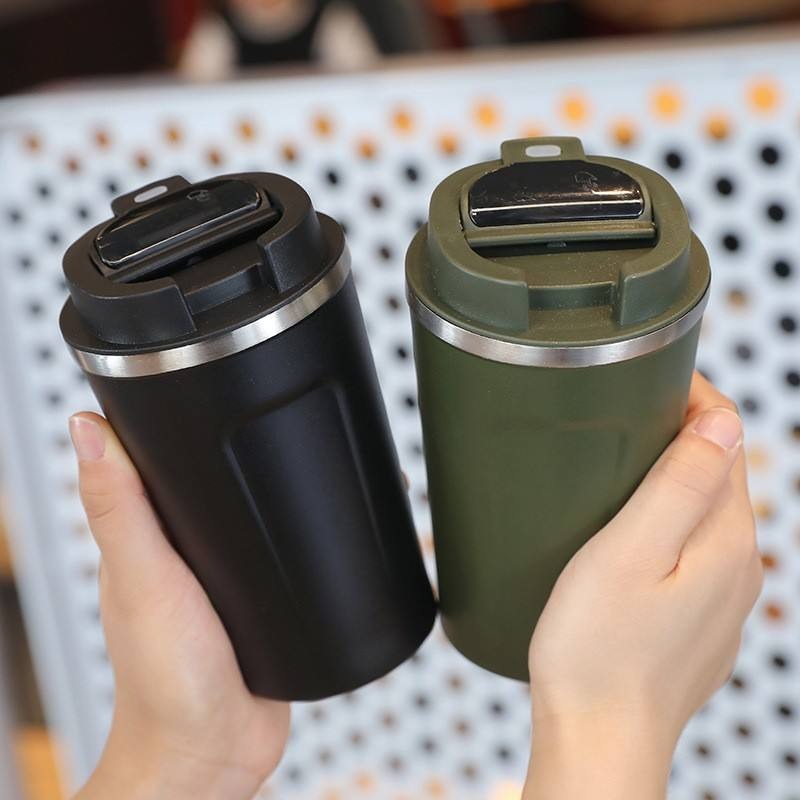 Stainless Insulated Coffee Cup 500 ml Mug With Smart Temperature Display Vacuum Flask