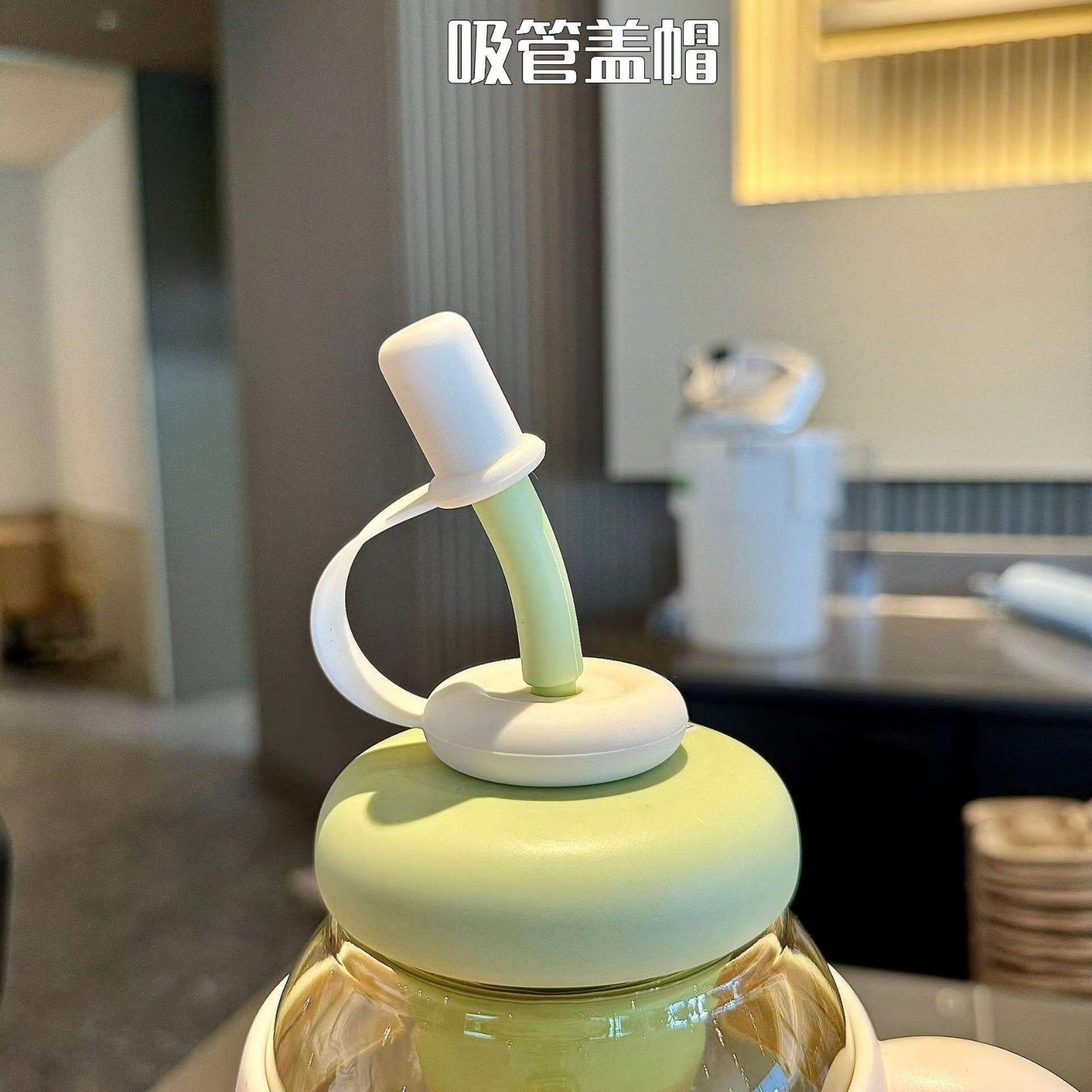 1300 ml Ice Cream Cup Tumbler With Straw & Built-in Mixing Stick for Kids &  Adults