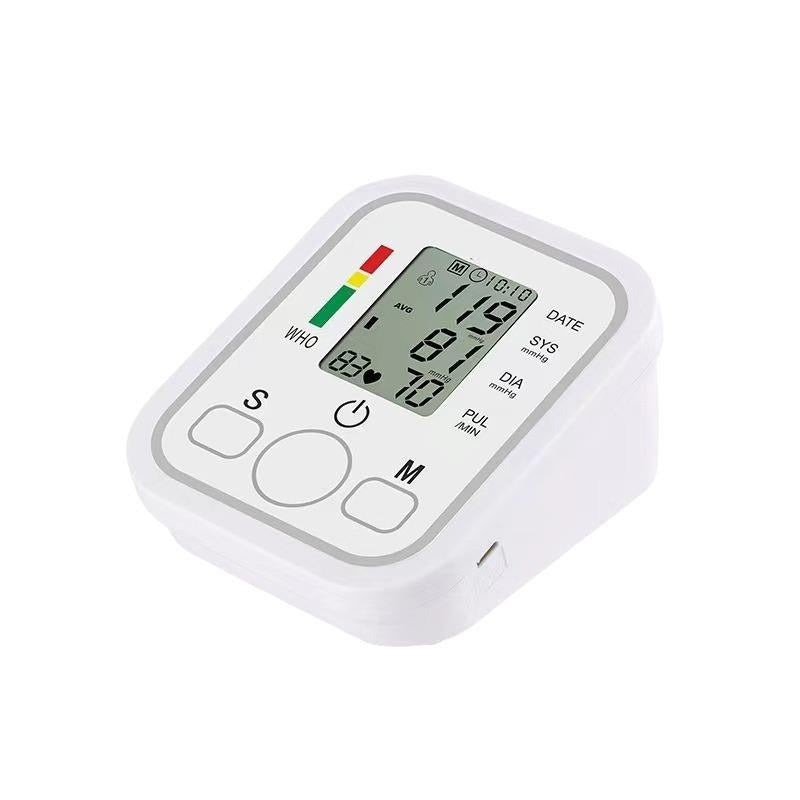 Electronic Arm Blood Pressure Monitor with Voice Broadcast – Digital Sphygmomanometer