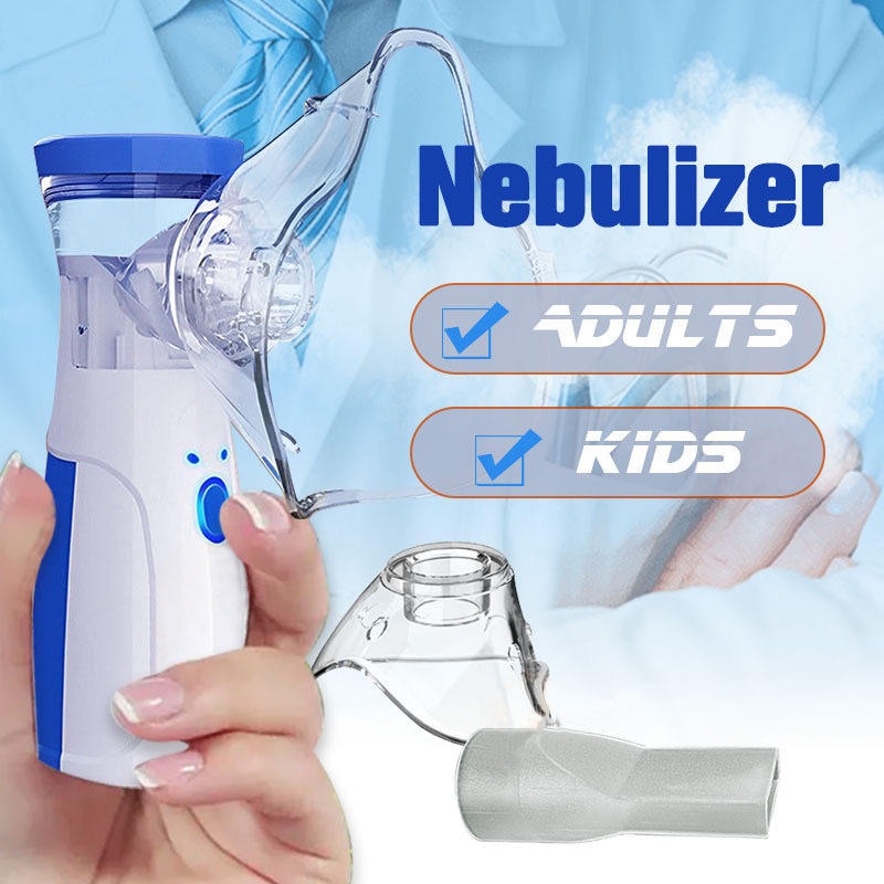 Portable Mesh Inhaler Machine for Kids & Adults USB Rechargeable Asthma Inhaler