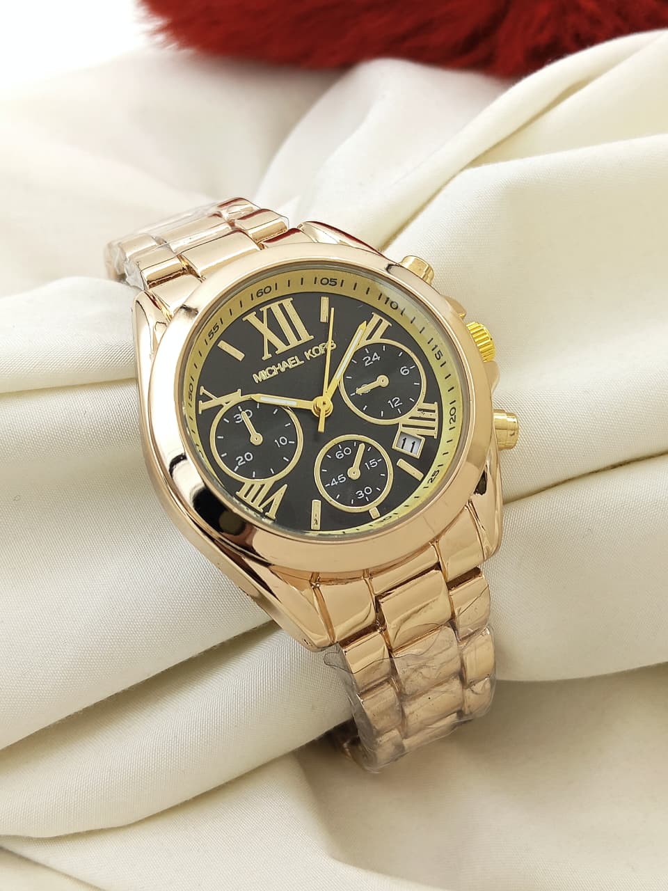 Michael Kors Style Two-Tone Gold & Silver Chronograph Watch for Women