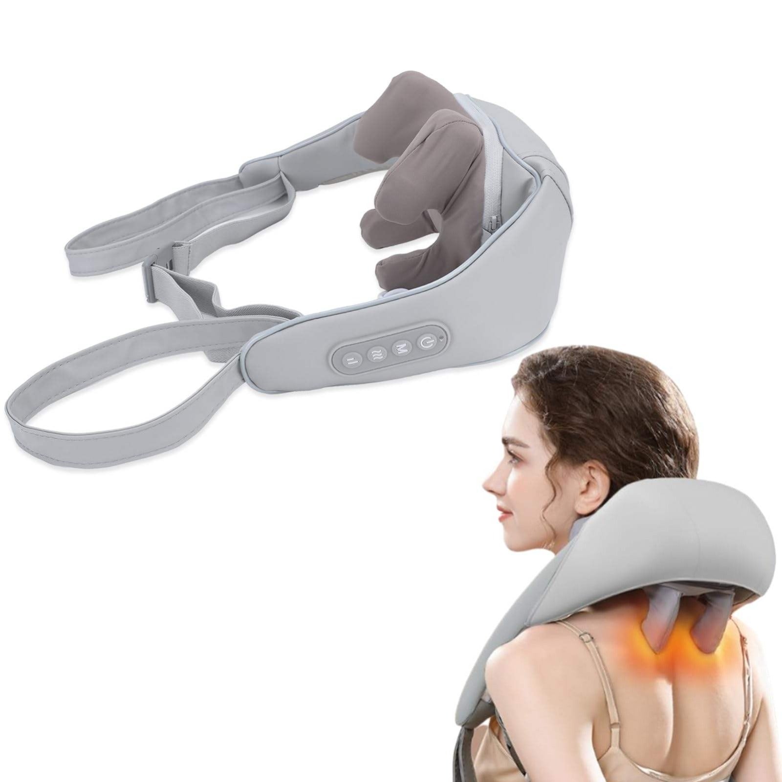 Cervical Spine & Trapezius Electric Neck Massager with Heat Compression