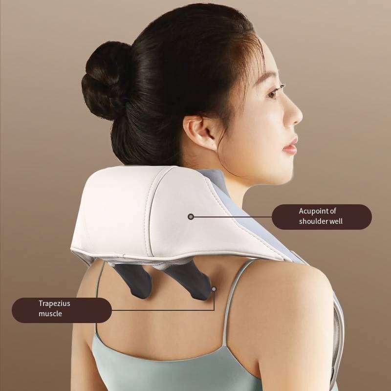 Cervical Spine & Trapezius Electric Neck Massager with Heat Compression