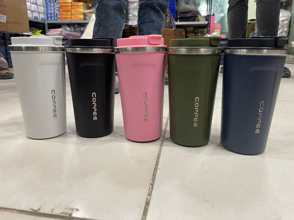 Stainless Insulated Coffee Cup 500 ml Mug With Smart Temperature Display Vacuum Flask