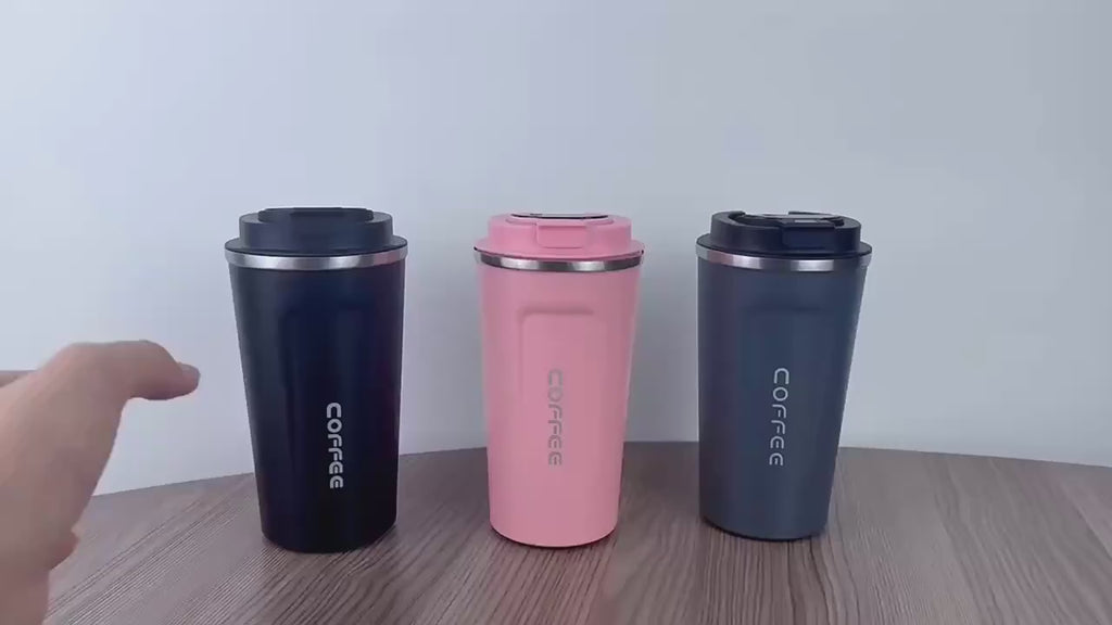 Stainless Insulated Coffee Cup 500 ml Mug With Smart Temperature Display Vacuum Flask